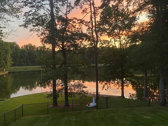 View from the screened porch.