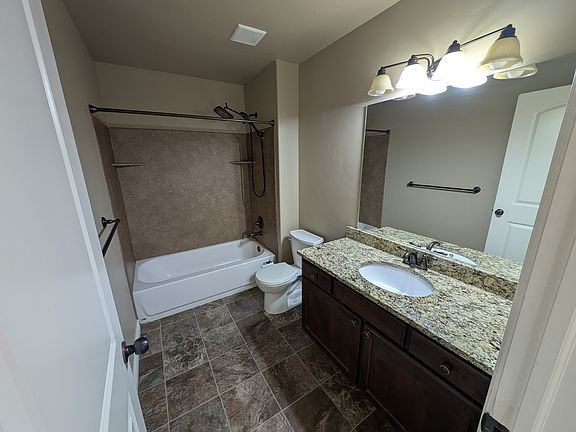 Bathroom off of the great room