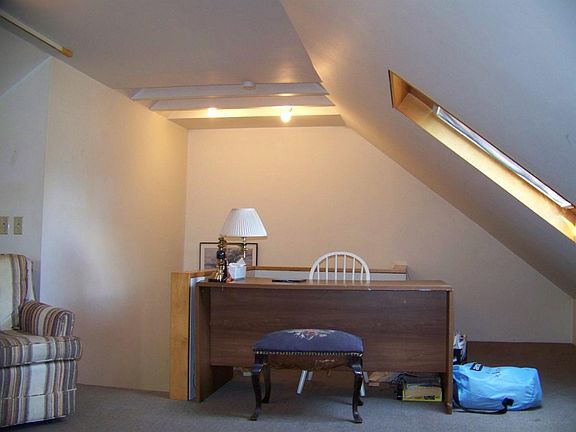 Finished third floor with skylights