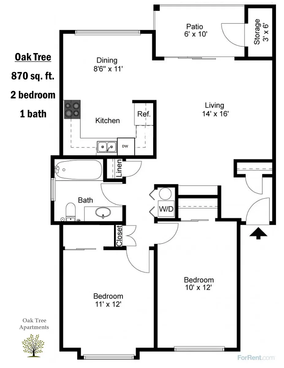 Floor plan OT 2x1
