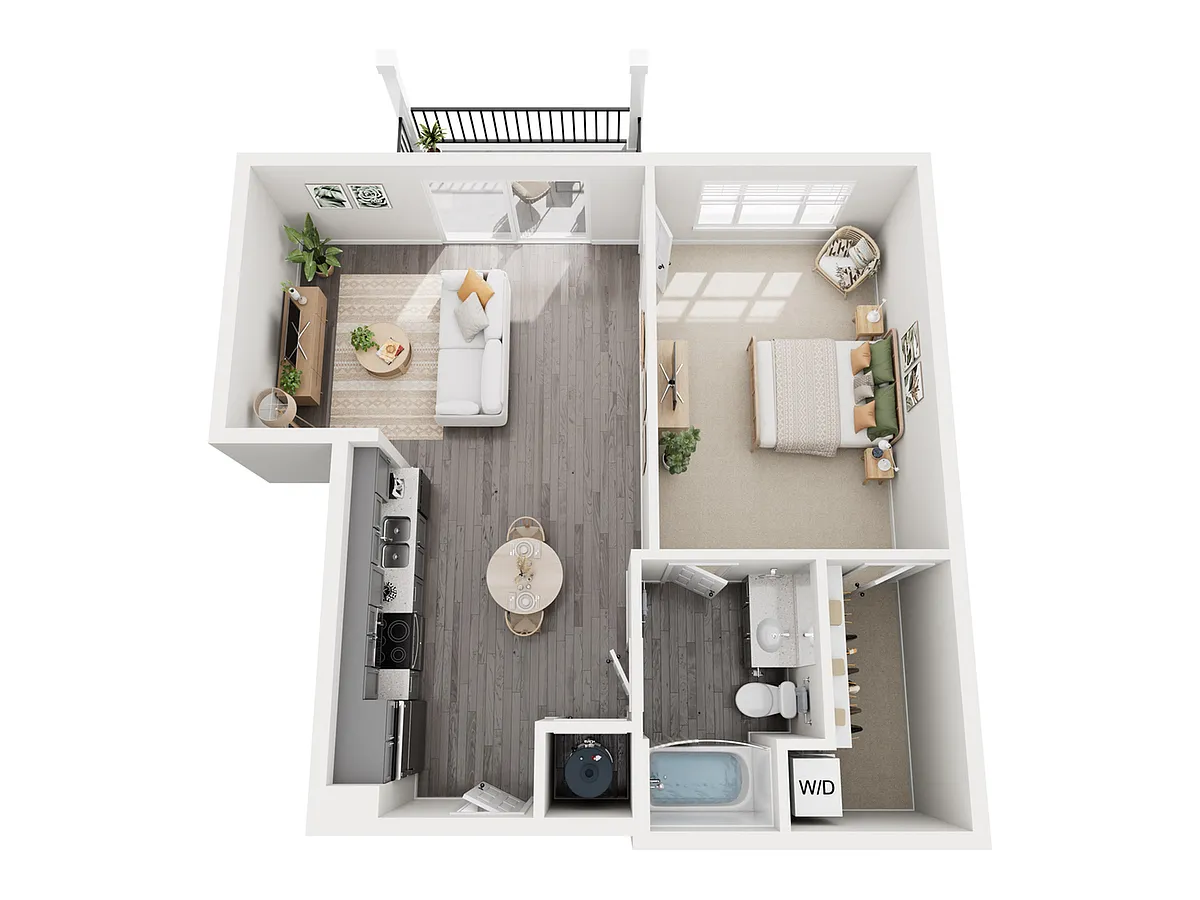 Floor plan 1B6
