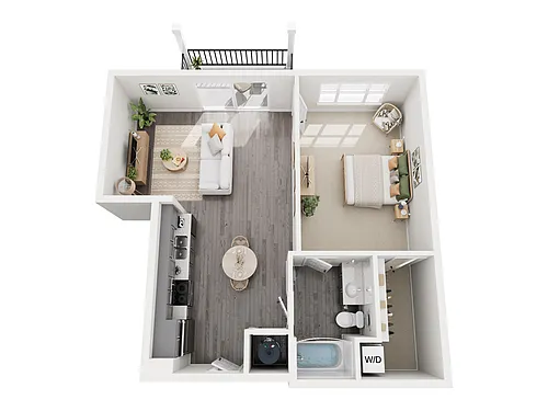 Floor plan 1B6