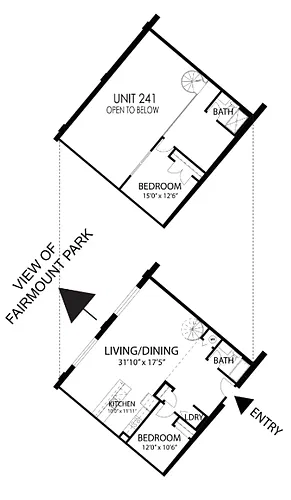 Floor plan Loft F