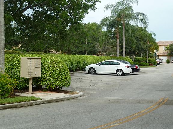 Visitor parking lot