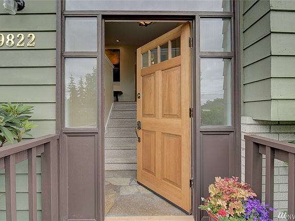 The brand new front door really tops off the lovely entry