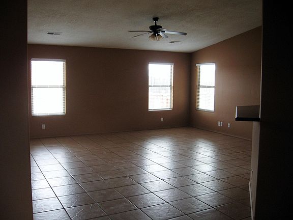 Entire house has 16" floor tile.