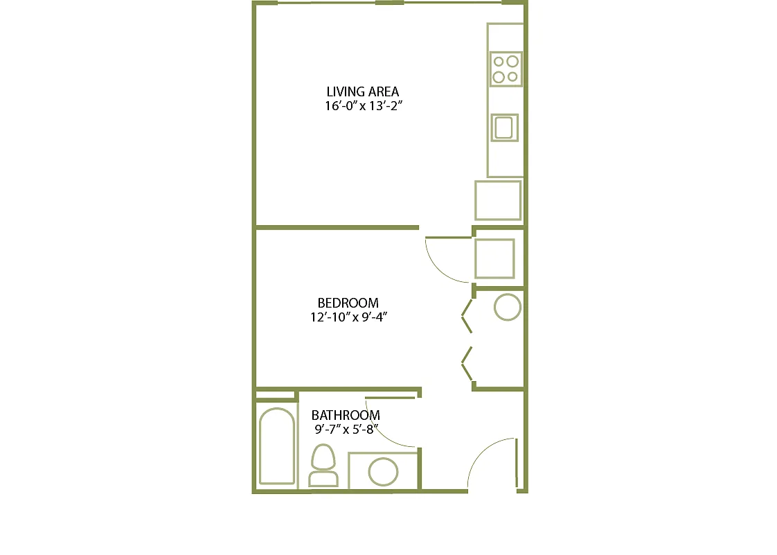 Floor plan Studio-A-1