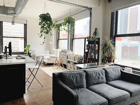 Open floor plan with corner views