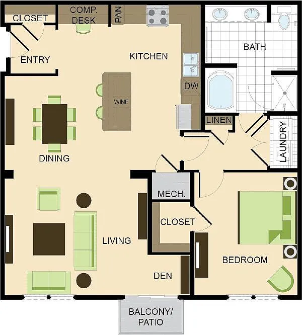 Floor plan Dallas | A6