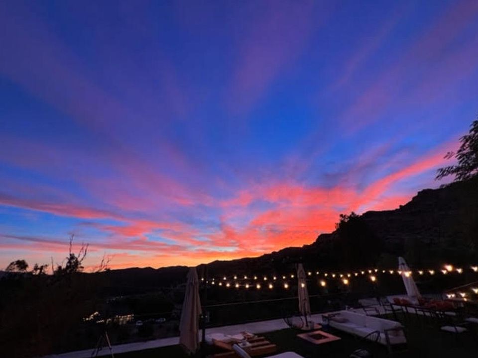 Beautiful Sunset from spacious patio