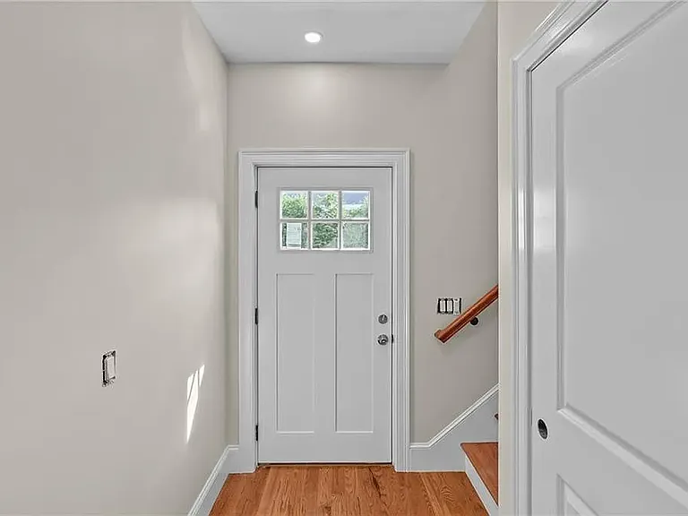 Back door up to locked unit