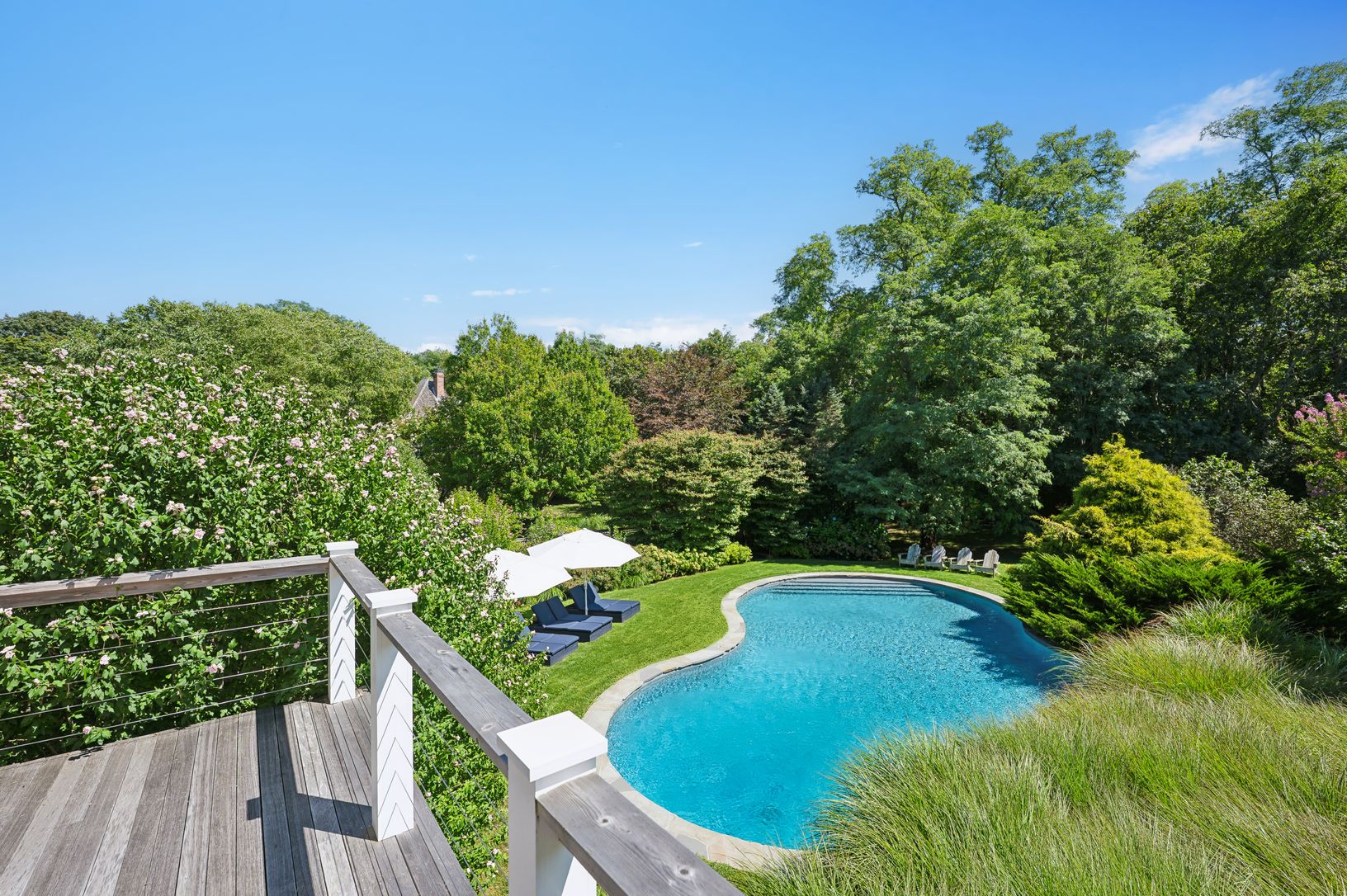  View of pool from Guest Cottage 