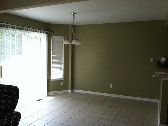 Dining area from living room