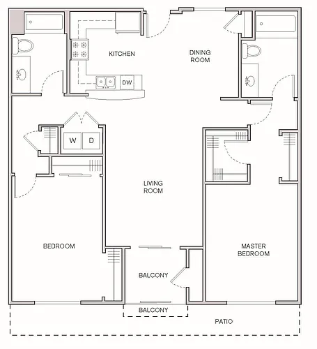 Floor plan The Trellis