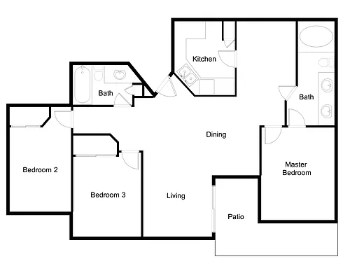 Floor plan C - Desert Lilly