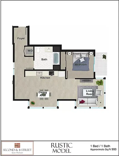 Floor plan Rustic Model