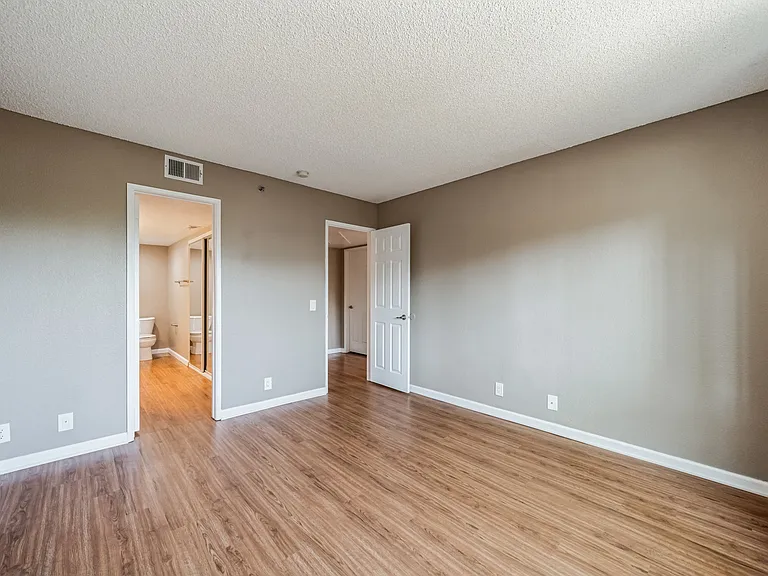 Our Premium Master Bedroom in a Two Bedroom Two Bath Apartment at Meadow Creek Apartments in San Marcos, CA