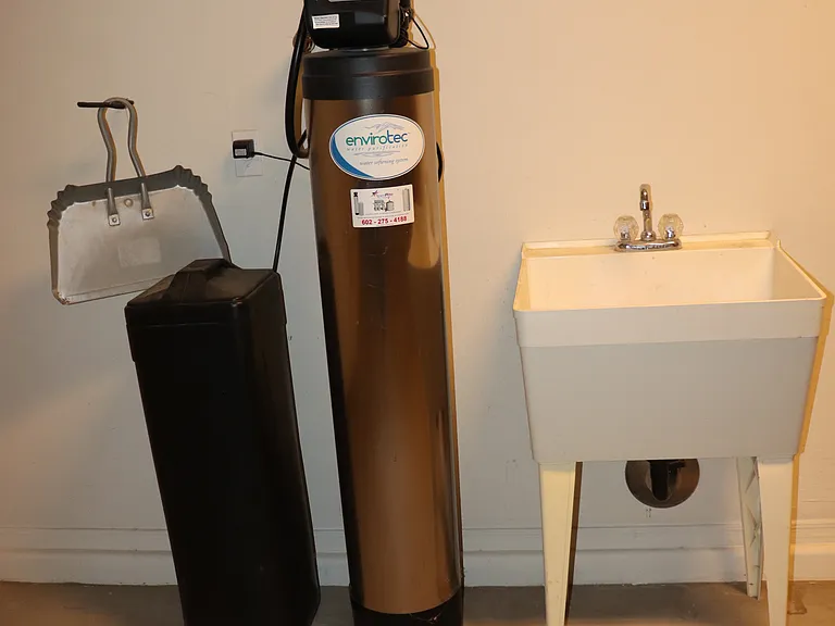 Preinstalled water softener