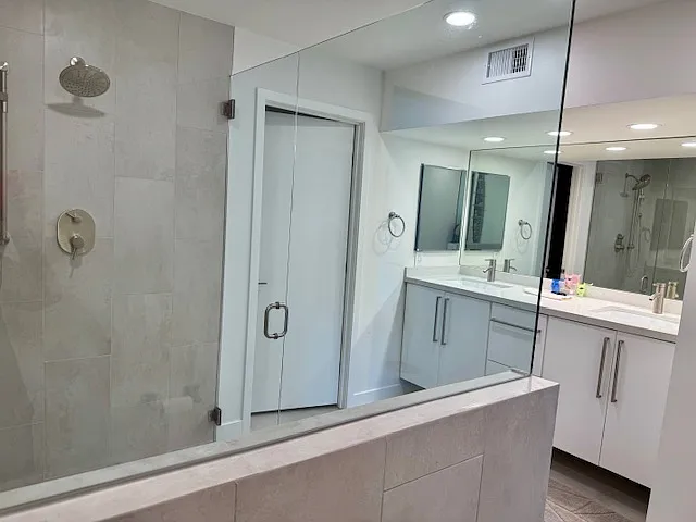 Primary bathroom.
