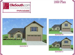 1850 Elevation JKL Plan, Salem Landing, Murfreesboro, TN 37128