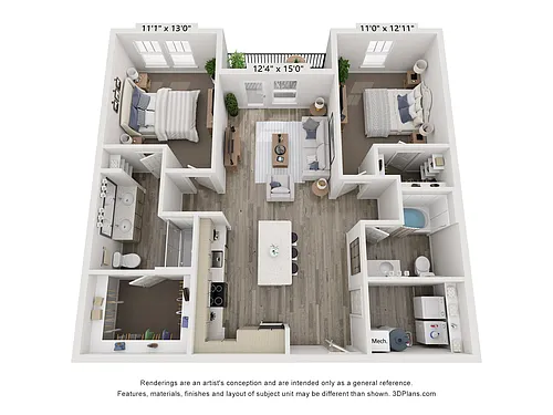 Floor plan B1