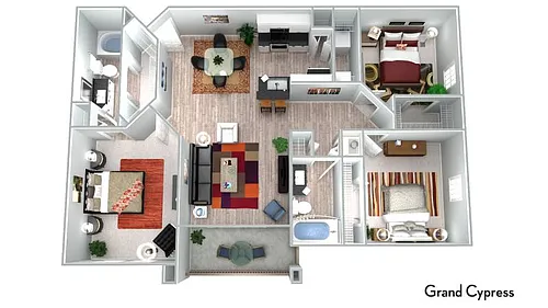 Floor plan Grand Cypress Renovated
