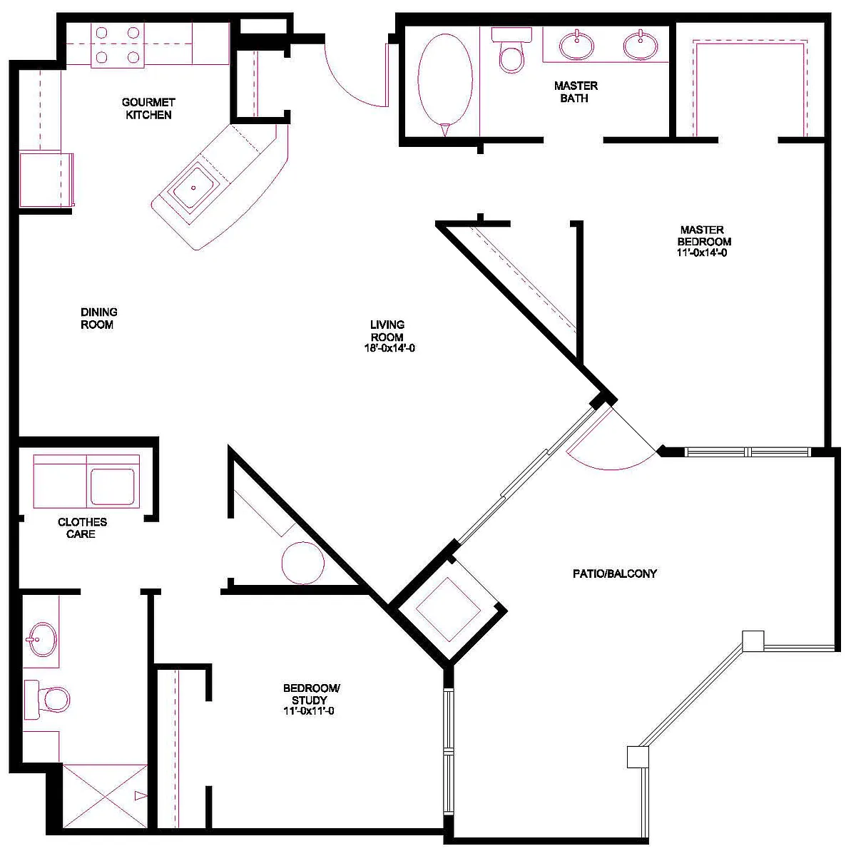 Floor plan The Olney