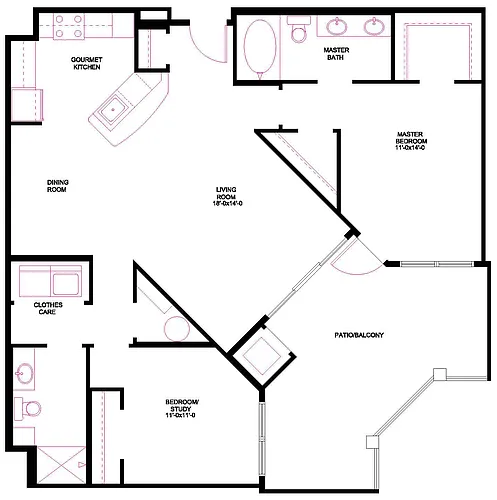 Floor plan The Olney