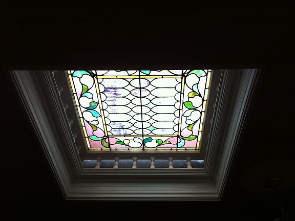 stained glass skylight