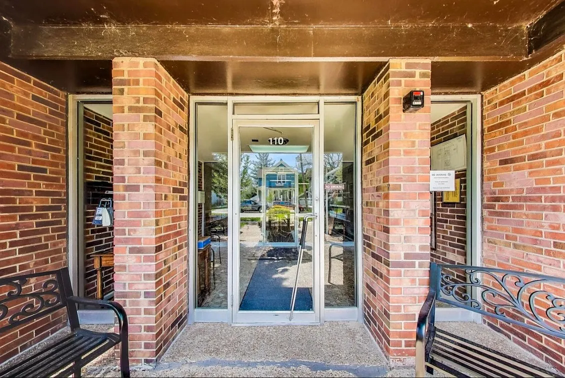 Building Front Door - 110 S Dunton Ave #3C