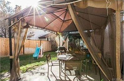 Gazebo is included in the listing price.