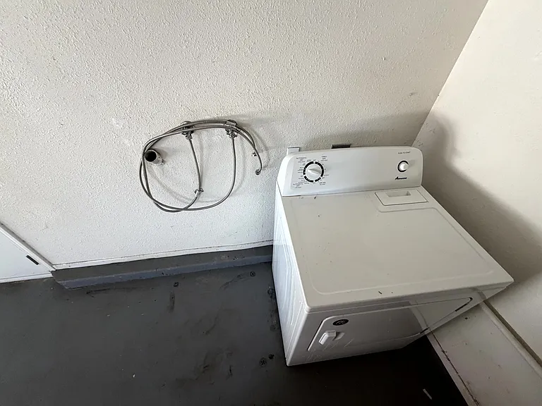 Laundry hookups available with electric dryer connection (washer and dryer NOT included).
