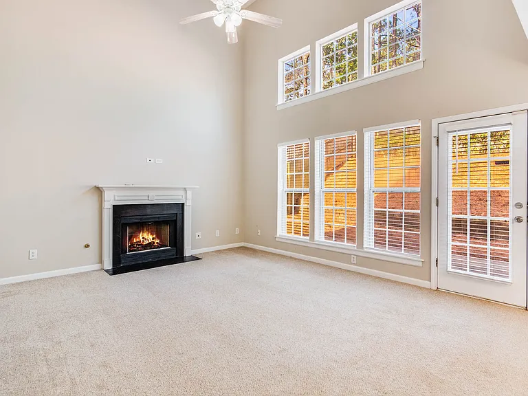 Two-story family room