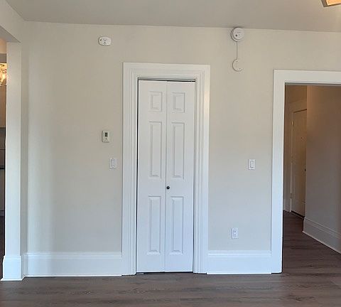 Bonus coat closet in living room.