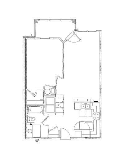 Floor plan 1 Bedroom