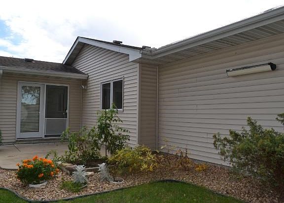 Private patio with room for a garden.