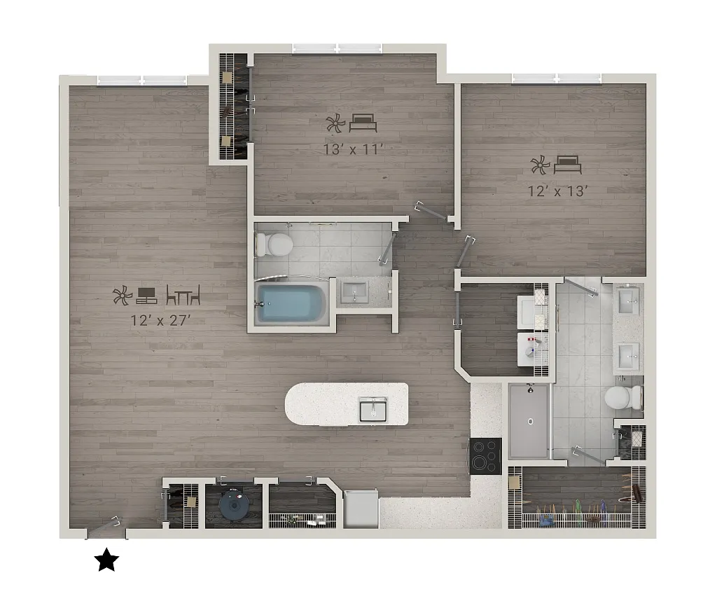 Floor plan SEA ALT
