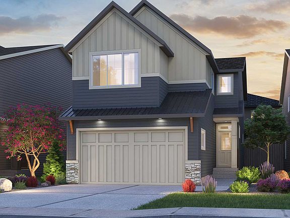 Exterior rendering of the Columbia - 2 - 24 Farmhouse