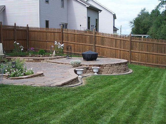 Backyard Landscaped 06/2008