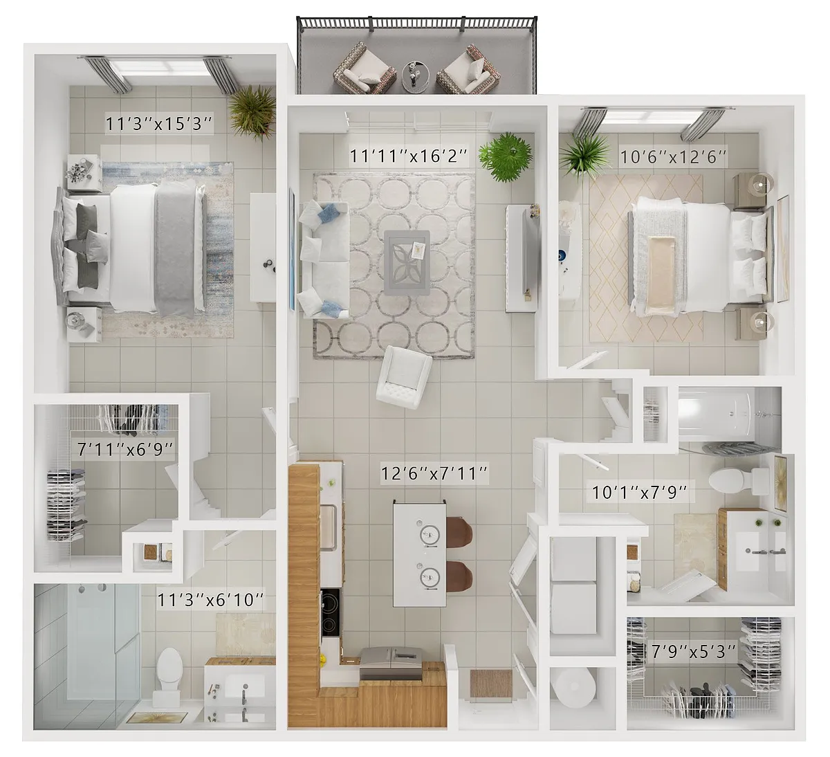 Floor plan Commodore