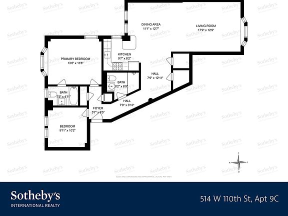 2nd image of 514 W 110th St APT 9C