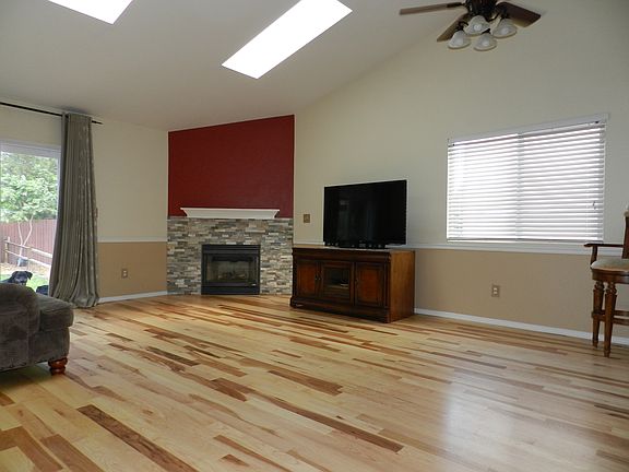 Living Room Hickory Floors