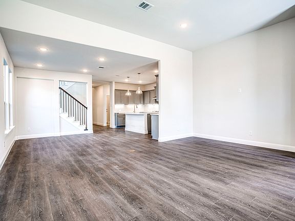 Great room with high ceilings