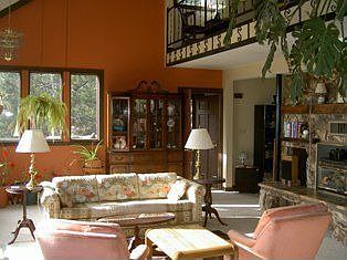 Living room/loft above