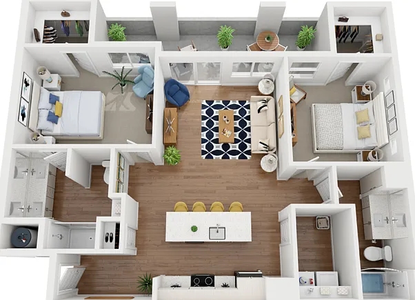 2 Bedroom | 2 Bath 2 Bedroom | 2 Bath