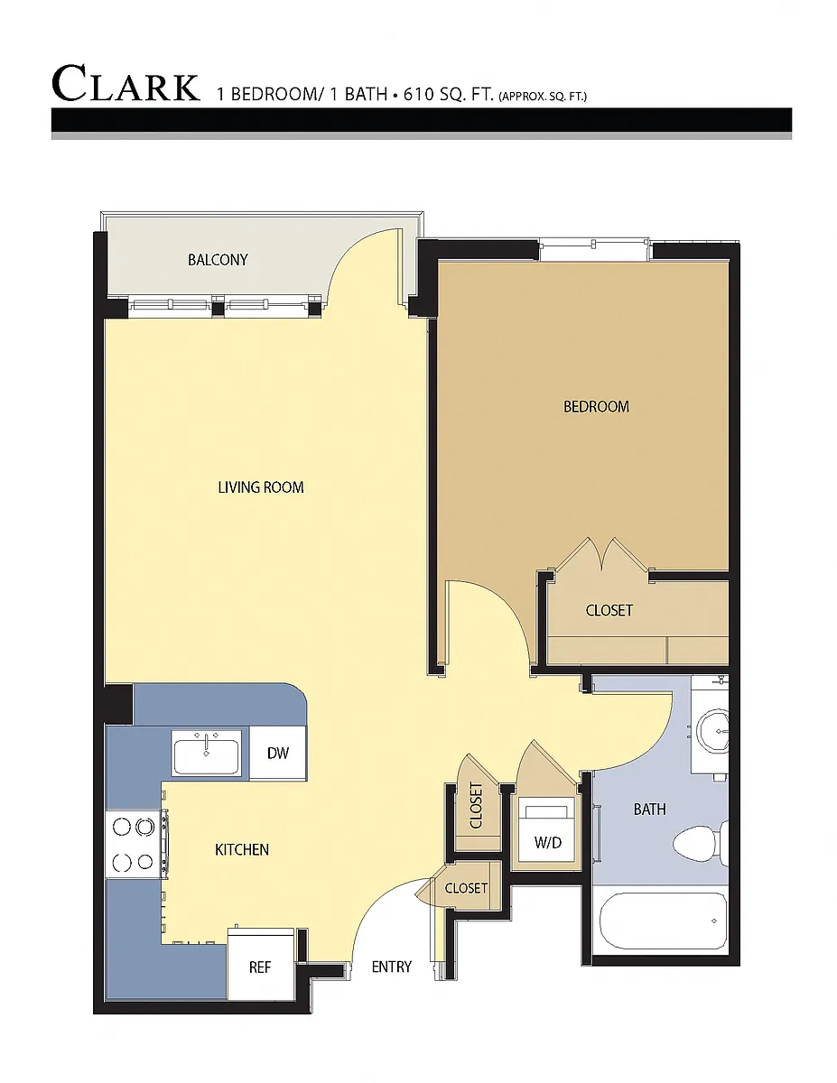 Floor plan Clark