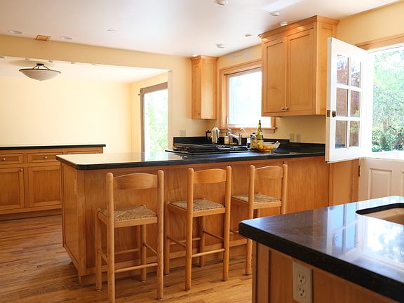 The kitchen with plenty of room and new appliances