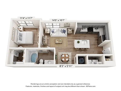 Floor plan Oak