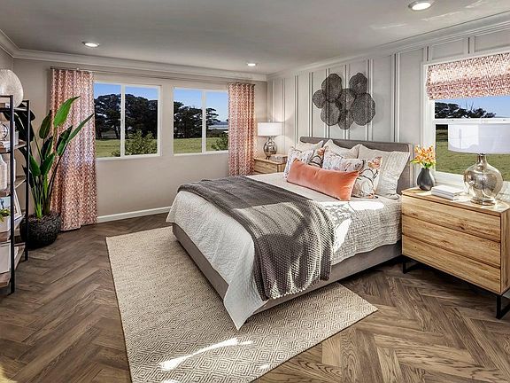 Model home bedroom for reference