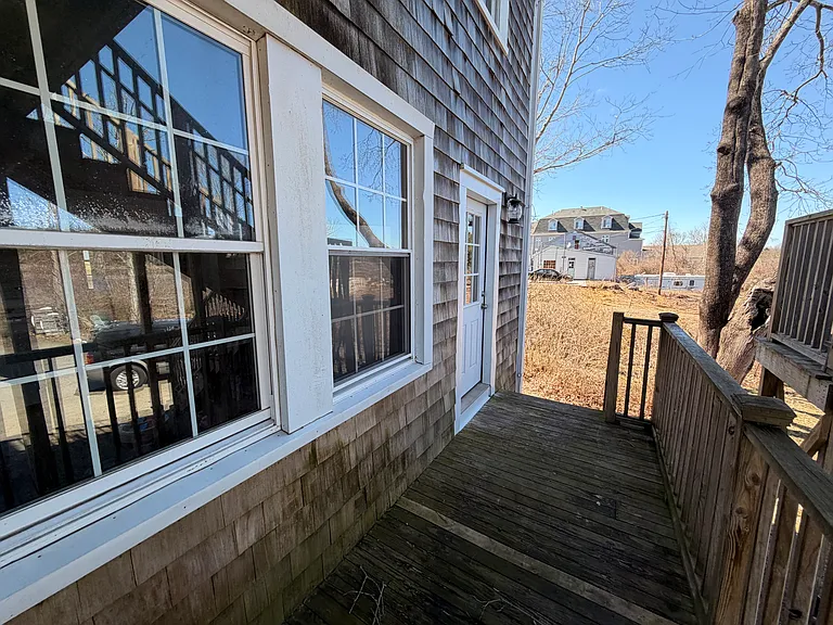 Back door and porch
